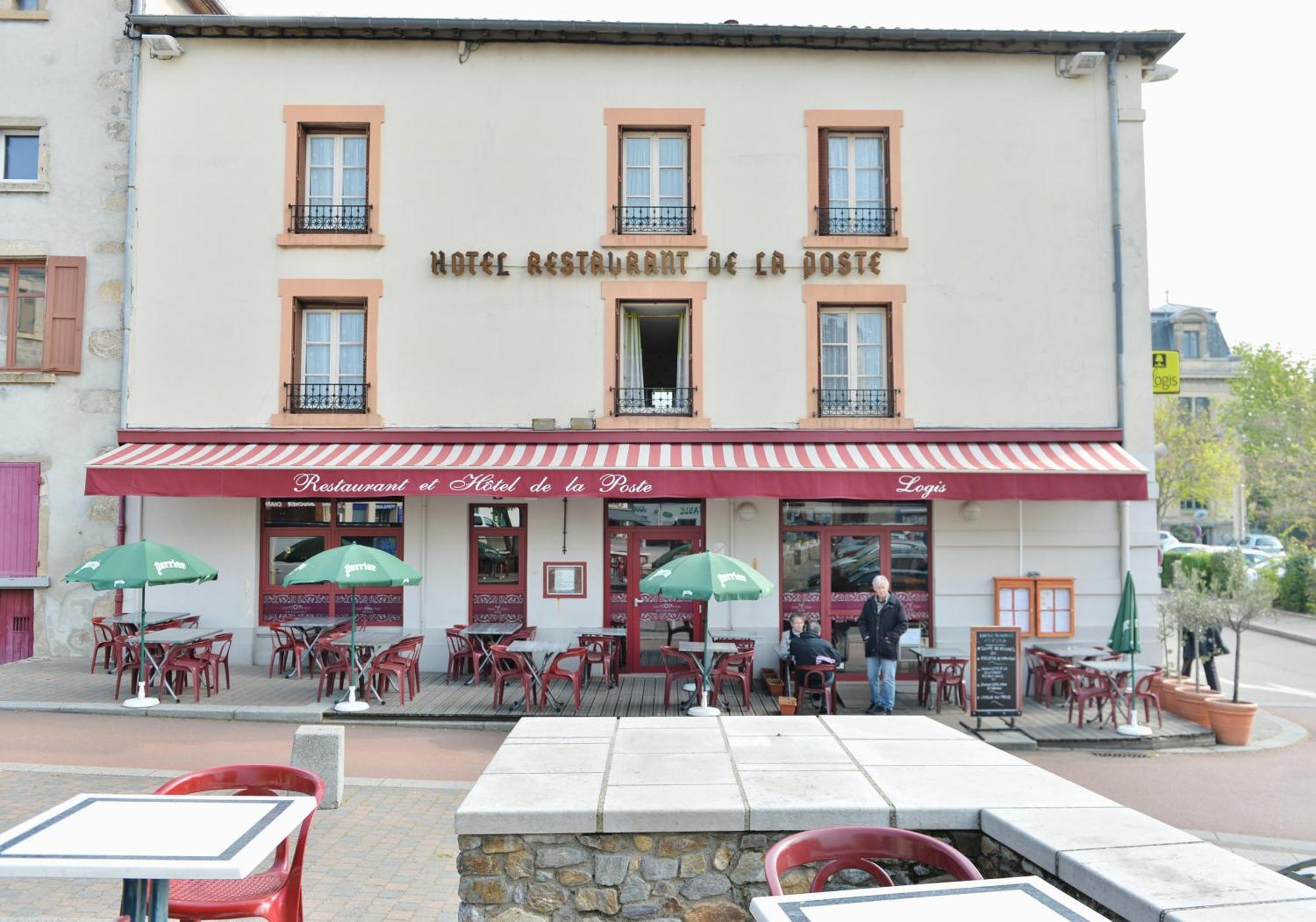 Logis Hotel De La Poste Mornant Exteriör bild
